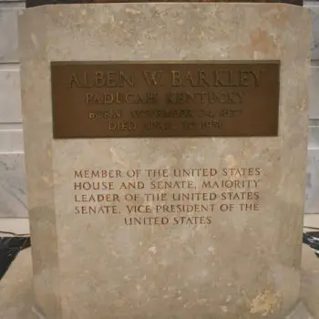 Alben Barkley Statue
