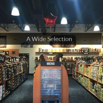 pic showing selection of many styles of boots
