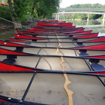 canoe Kentucky canoes on dock