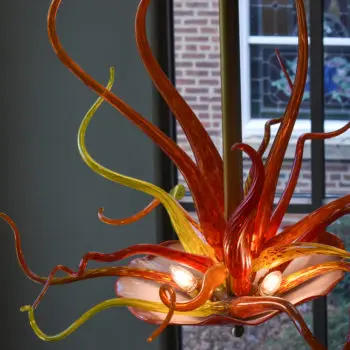 Divine Light Glass Chandelier