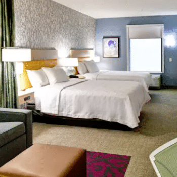 Two queen bed suite at Home2 Suites