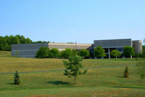 Exterior shot of the building, Library and Archives