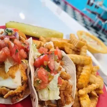 tacos and fries from main street diner