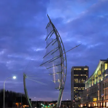 Nexus Outdoor scupture by Erika Strecker