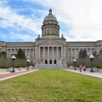 Pediment on the State Capitol