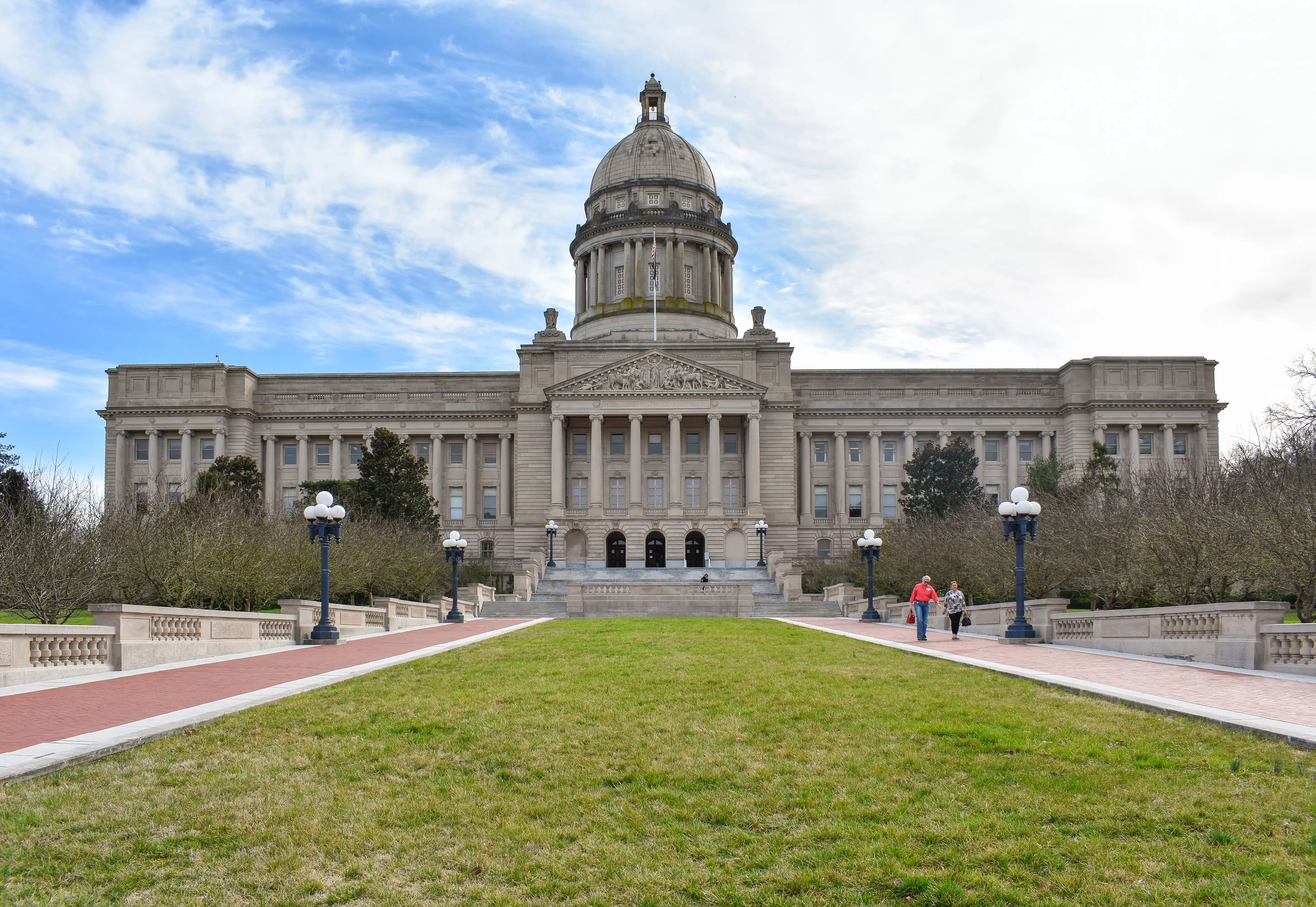 Pediment on the State Capitol