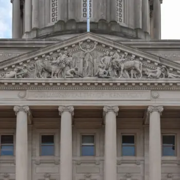 Pediment on the State Capitol