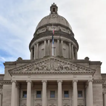 Pediment on the State Capitol