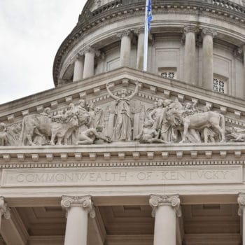 Pediment on the State Capitol