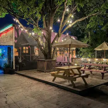 Ricks White Light Diner at Night
